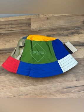 Refleece x Gore-Tex Brand Patchwork Bucket Hat Made In USA NWT